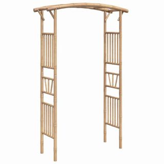 VIDAXL Arche pour rosiers Bambou 118x40x187 cm BONNE3491