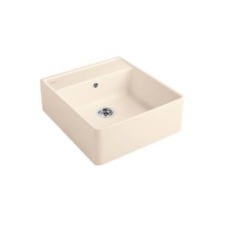 Evier timbre office VILLEROY ET BOCH Tradition Ivory CeramicPlus avec vidage automatique