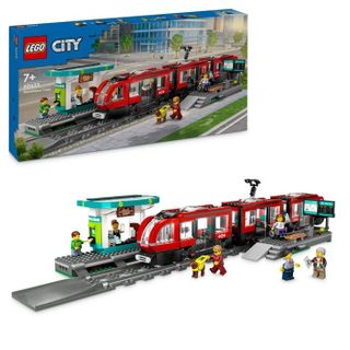 LEGO® City 60423 Le tramway et la station du centre-ville véhicule pour enfants dès 7 ans