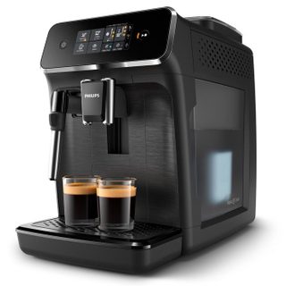 Expresso broyeur Philips EP2220/10 Machine à café à grain Noire Série 2200 avec mousseur à lait