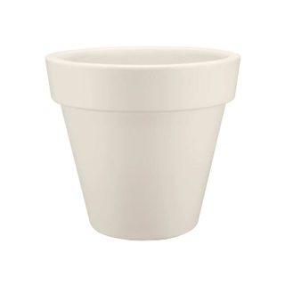 Pot de fleurs - PURE - Plastique - Blanc - Rond - Ø39xH36cm - 100% récyclé - ELHO