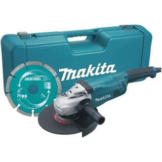 Meuleuse dangle MAKITA GA9020KD - 230 mm - 2200 W - Coffret et disque diamant inclus