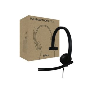 Micro-casque - filaire - USB-A - Logitech - Logitech H570e - Micro-casque - sur-oreille - filaire - USB-A - Certifié pour Microsoft