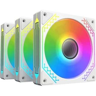XIGMATEK Starz Pro Arctic (Pack de 3) - Ventilateurs 3x120mm A-RGB pour boitier PC