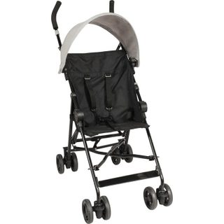 Looping Poussette Canne Fixe avec Canopy Black Chiné