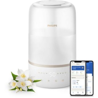 PHILIPS HU1510/04 Série 1000 Humidificateur d'air silencieux connecté jusqu’à 41 m² - Blanc