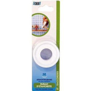 GEB - Ruban détanchéité téflon PTFE 12mx12mmx0.075mm