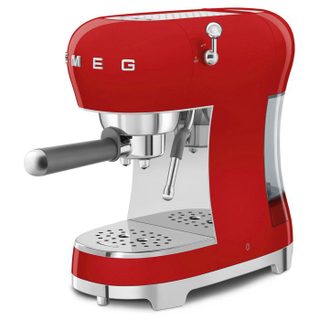 Smeg Machine à expresso 15 bars rouge - ECF02RDEU