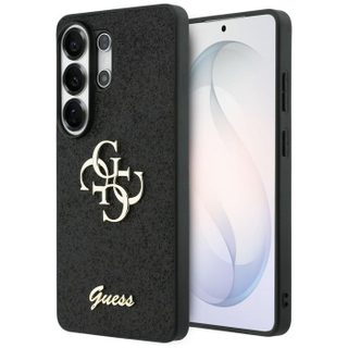 Coque Guess Fixed Glitter Big 4G Metal Logo pour Samsung Galaxy S26 Ultra - Black