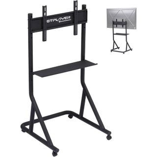 Support écran - GTPLAYER - pour cockpit simu - 32–65 - Hauteur réglable - Roulettes