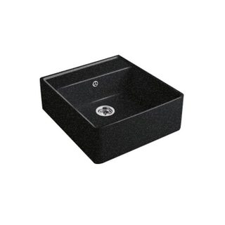 Evier timbre office VILLEROY ET BOCH Tradition Chromite CeramicPlus avec vidage automatique