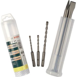 Set 5 pièces Bosch - 2 burins et 3 forets pour Perforateur SDS plus