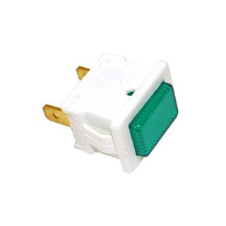 Voyant vert refrigerateur 19mm x 14mm pour congelateur Whirlpool 481913448298