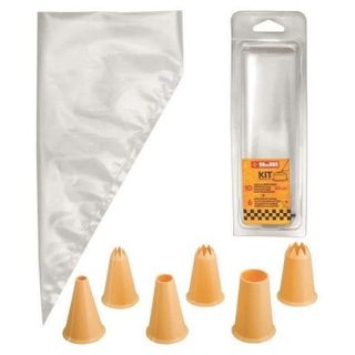 Accessoire de cuisine - IBILI - Kit 10 poches jetables et 10 douilles - 30 cm