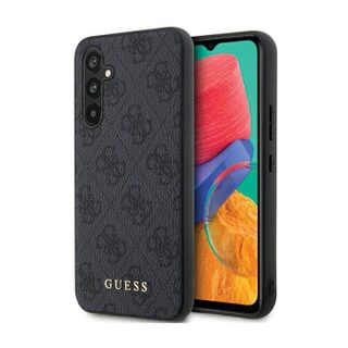 Guess 4G Metal Gold Logo - Coque Samsung Galaxy S23 FE (gris)