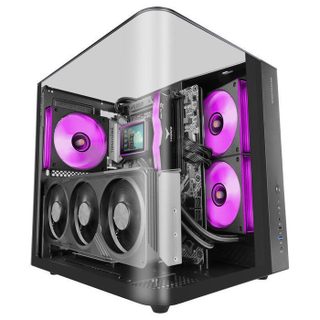 Mars Gaming ATX - MARS GAMING - MC INFINIOLITE - Verre trempé courbé - Double chambre - USB-C