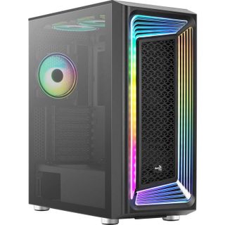 AeroCool Moyen Tour ATX - Aerocool - Interstellar RGB - Panneau vitré - - Taille unique
