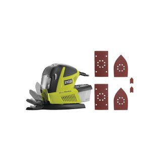 Pack RYOBI Ponceuse multifonctions RMS180-SA30 - 180W - 60 abrasifs auto-agrippants