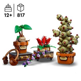 LEGO Harry Potter 76474 Les Plantes du Cours de Botanique de Poudlard - Jeu Créatif 12 ans