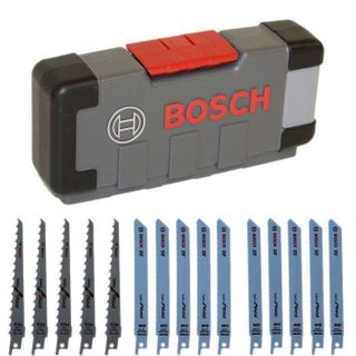Lames de scie sauteuse - BOSCH - Wood and Metal Basic - Set de 15 pièces - Modèles S 918 AF S 918 BF S 617 K