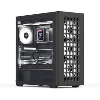 AeroCool Boîtier de tour moyen D502A panneau avant en maille support de radiateur de 360 mm 11 emplacements pour ventilateurs