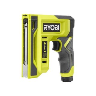 Agrafeuse cloueuse - RYOBI - 4V - Agrafes de 6 à 14 mm - Pointes 18G jusquà 15 mm - Livrée avec 1100 agrafes T50 et 250 pointes 18G