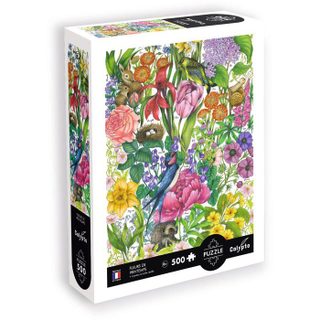 Puzzle - SENTOSPHERE - Calypto - 500 pièces - Les fleurs du Printemps - Toucher soyeux - Dès 8 ans