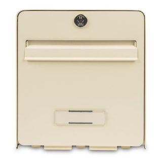 BURG WACHTER Boîte aux lettres Favor en acier galvanisé - 2 portes - Beige clair