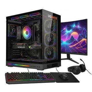 DSGATE PC Gamer - Pack DSGate Cloud LCD IV - Ryzen 7 7700X - RX 9070 XT 16 Go - SSD 1 To