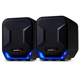 Enceintes stéréo Audiocore AC865 : enceintes compactes pour ordinateurs de bureau ordinateurs portables et notebooks