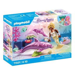 PLAYMOBIL 71501 Sirène avec dauphins Princess Magic 28 pièces Dès 4 ans