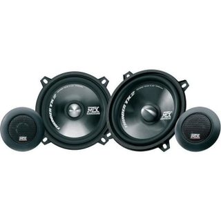 MTX Audio MTX TX250S Haut-parleurs voiture Kit 2 voies 13cm 55W RMS 4Ω tweeter néodyme 25mm dôme soie membrane polypropylène
