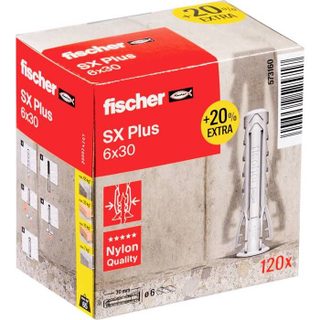 Fischer 573160 SX Plus Cheville 30 mm 6 mm 120 pc(s)