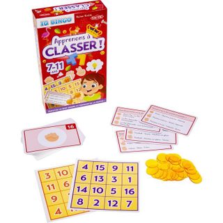 Apprenons à classer - Jeu de société - TACTIC - IQ Bingo - 2 joueurs - De 7 à 11 ans