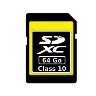 Carte Memoire SD Sdhc Camera Camescope Appareil Photo Universelle Classe 10 - 64 Go - Yonis