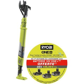 RYOBI Coupe-branches 18V - lames Bypass - capacité de coupe 32 mm - longueur 85 cm - OLP1832BX