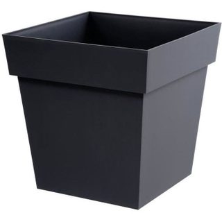 Acomix Pot de fleur carré - Toscane - EDA - 39 x 39 x H. 39 cm - Intérieur / Extérieur - 38L