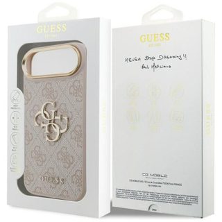 Guess Big 4G Classic Logo Case for iPhone 17 Air 6.5 Rose Gold