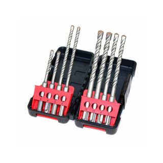 Set de 8 Forets Toughbox - BOSCH - 6 8 10mm - Jeu de forets SDS-Plus pour le perçage sur pierre et sur béton