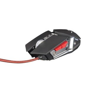 GAMIUM by WE Souris Gamer Filaire Base Métallique Hautes Performances DPI jusquà 6400 Bouton Tir x3 Rétroéclairage 7 Couleurs