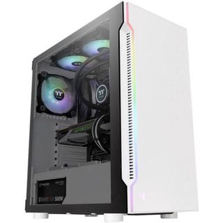 Thermaltake H200 TG RGB — Boîtier PC tour midi (Tempered Glass RGB)