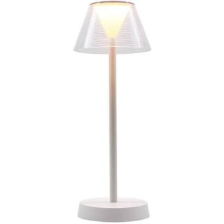 Lumisky Lampe de table sans fil BEVERLY blanc H34cm