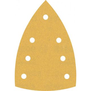 Bosch Feuilles abrasives delta bois peinture Expert C470 - 100x150 mm - 7 trous - Boite de 10 pièces - Grain 80 - 2608901116