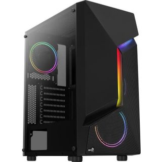 AeroCool Boîtier Moyen Tour ATX - AeroCool - Scape V2 RGB - Panneau vitré - Circulation dair améliorée -