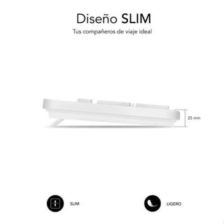 Clavier Subblim Business Slim Silent / Blanc