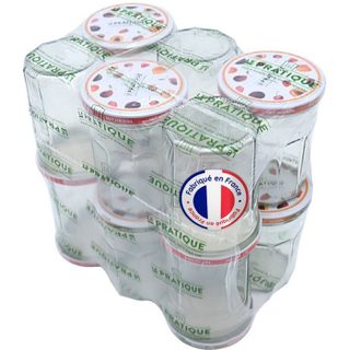 Pots de confiture - LE PRATIQUE - 7369 - 385 ml - Ø82 mm - Pack de 12
