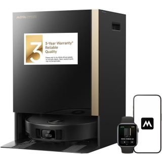 MOVA MOBIUS 60 - Robot Aspirateur Laveur avec système MopSwap - 30 000 Pa - Navigation FlexScope - Serpillères auto-interchangeables