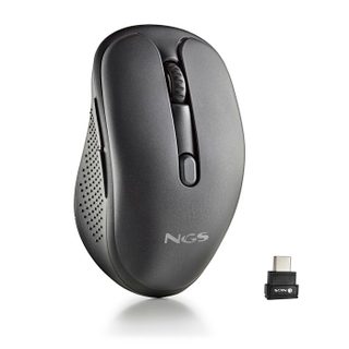 Souris sans fil - NGS - Rechargeable - 5 boutons - Connexion multimode - Silencieuse