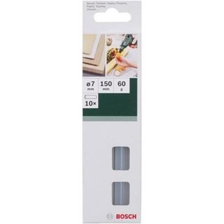 BOSCH Pack de 10 Bâtons de colle 7 mm x 150 mm transparent
