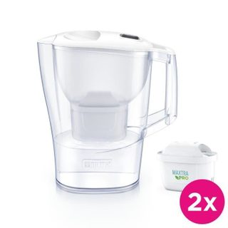 Carafe filtrante BRITA Aluna Calendar 2 mois MAXTRA PRO blanche - 2 4L